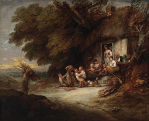 La puerta de la cabaña de Thomas Gainsborough